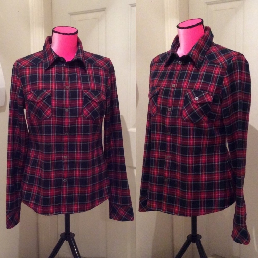 TNA plaid shirt
